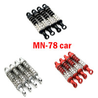 MN MN78 MN-78 RC Car spare parts Metal upgrading and refitting front and rear outer spring shock absorbers