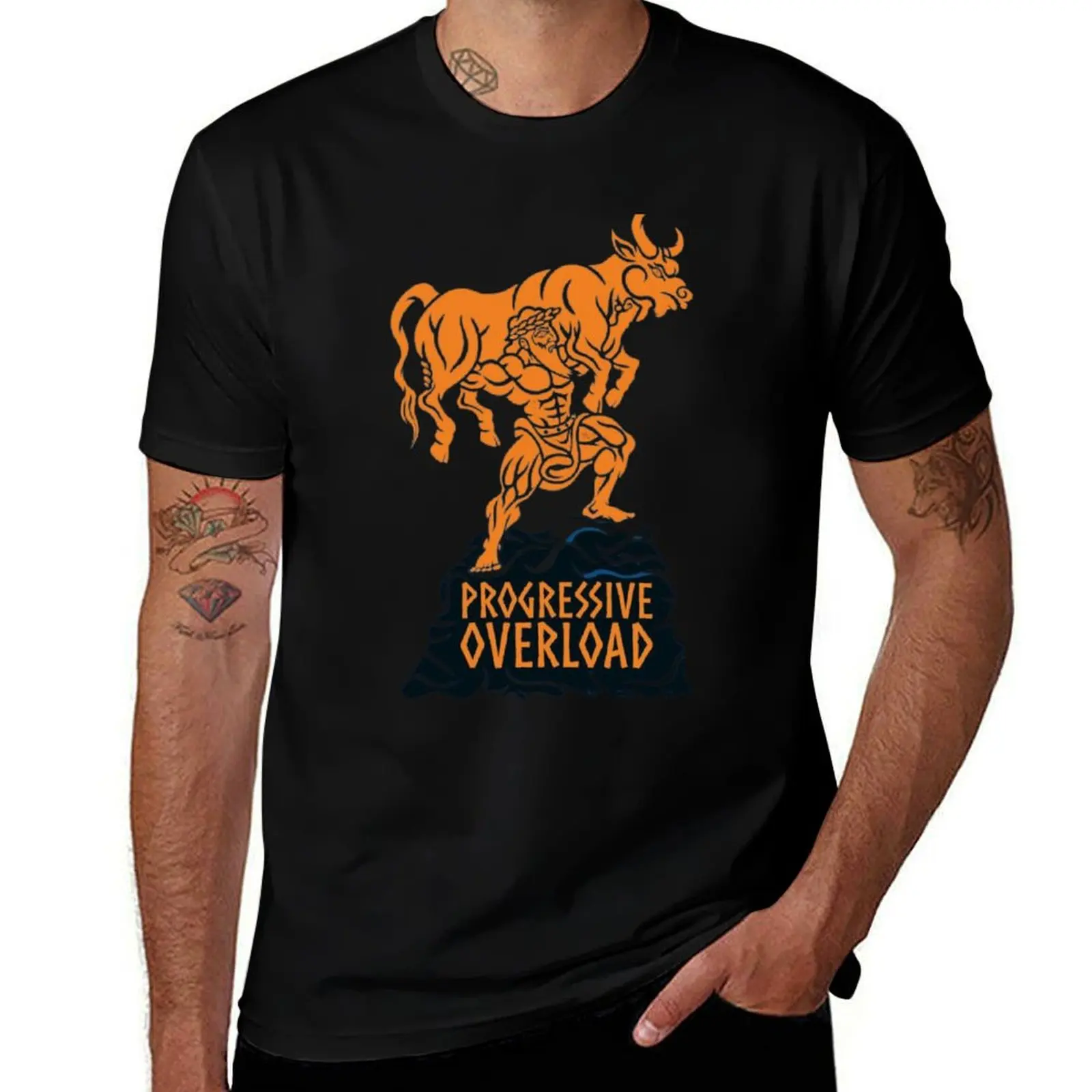 

Progressive Overload T-Shirt man t shirts graphic t shirt custom print man t shirt summer T-Shirt