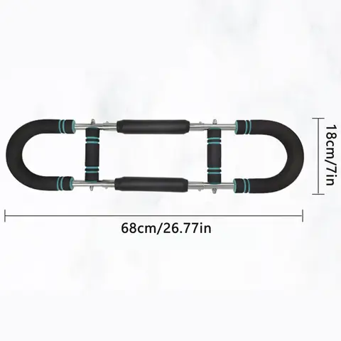40 kg u-formad handgreppsstyrka Twister armtränare Power Twister bar träningsutrustning för män och kvinnor hemmaträning 10 best sales armträning - №5