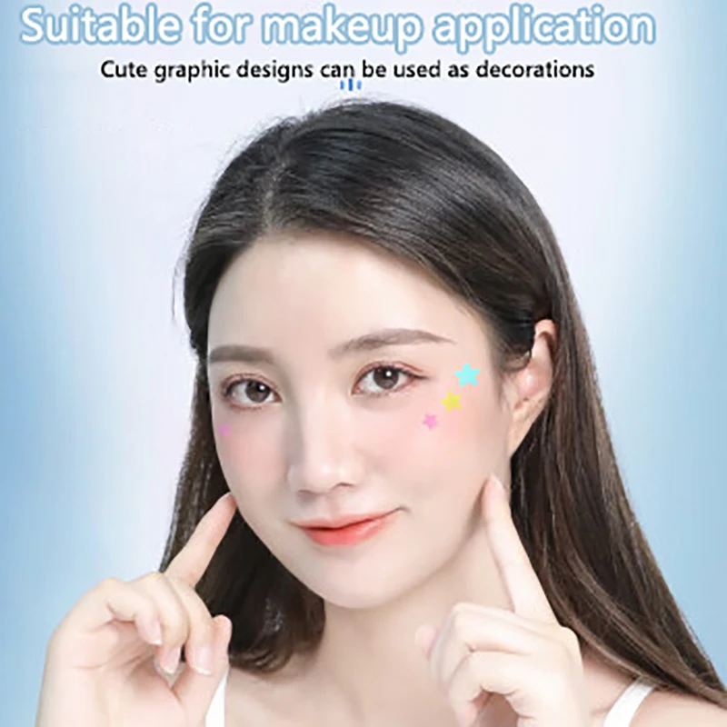 40 قطعة من ملصق علاج حب الشباب على شكل نجمة لطيفة، غطاء حب الشباب غير المرئي لإزالة رقعة البثور للعناية بالبشرة