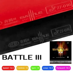 World premiere 729 Friendship Battle 3 Table Tennis Rubber Sticky Professional Original  Ping Pong Rubber Brand New 100%