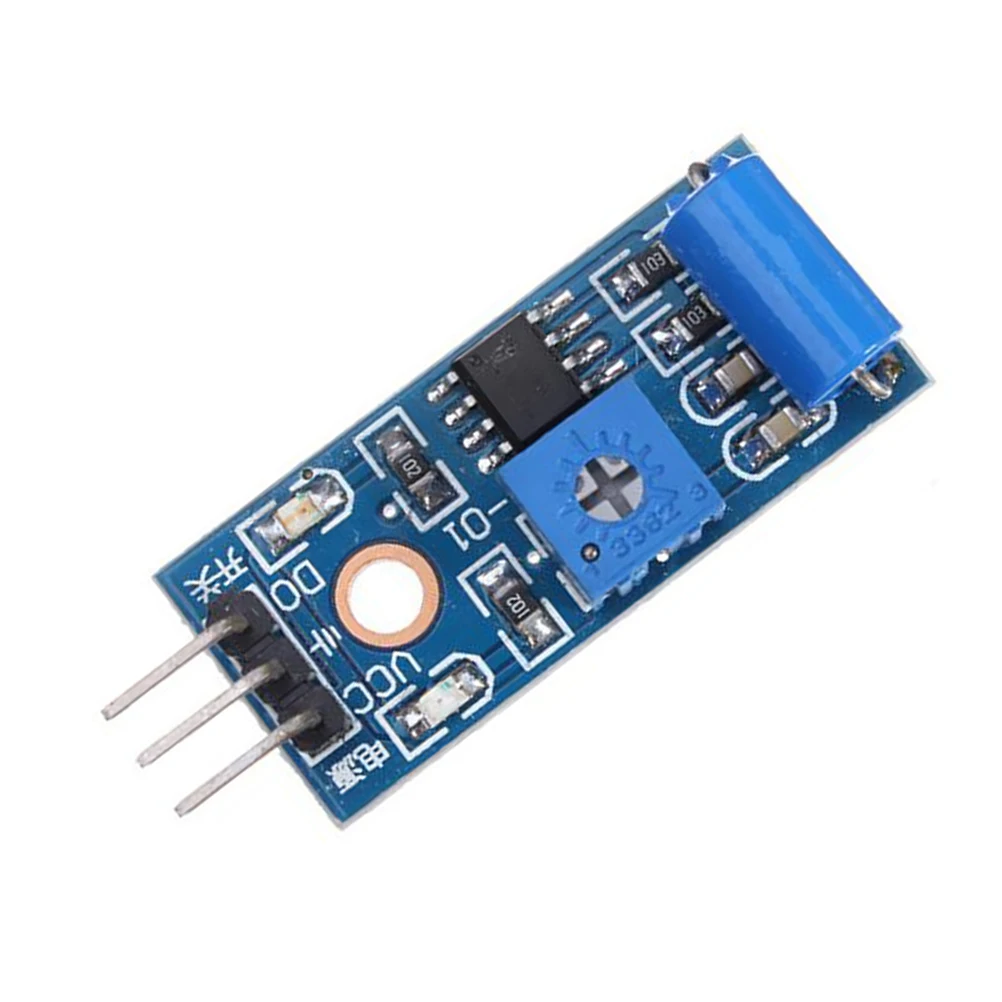 Sw420 Vibration Sensor Module Motion Alarm Comparator Output Strong Driving Ability Bolt Hole Installation Motion Module