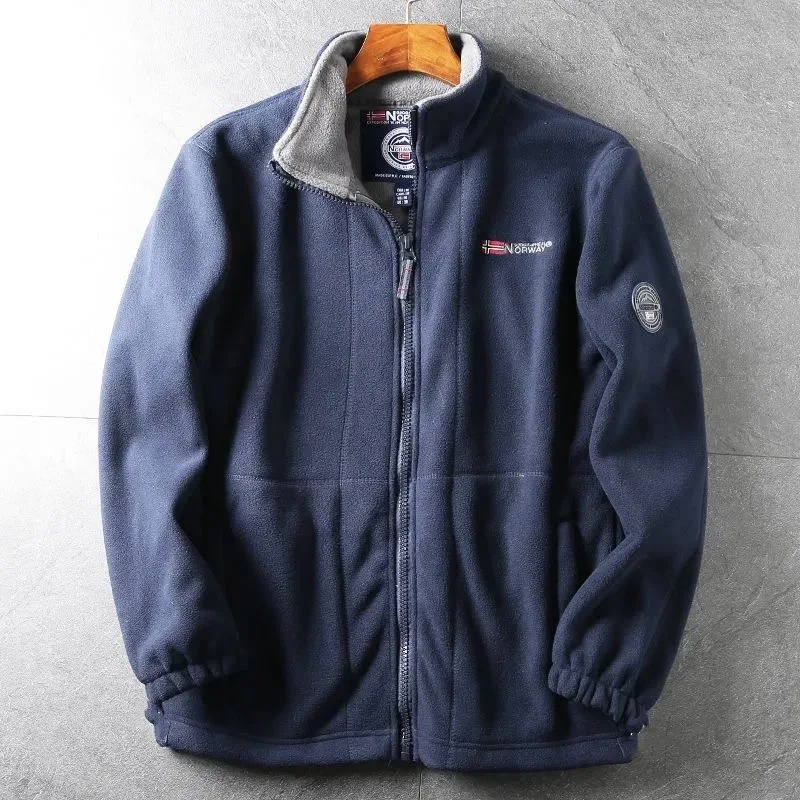 

Двусторонний джет Fce Thiened Fce, повседневная свободная верхняя одежда большого размера, теплая осенне-зимняя мужская одежда Jaet