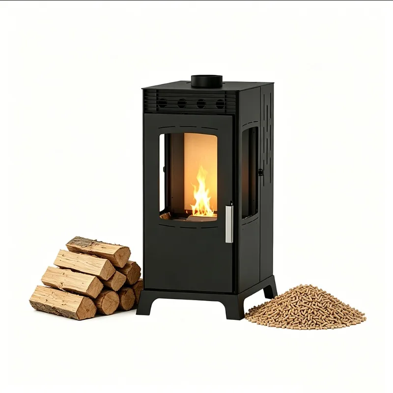 Dual-purpose 8KW Wood Pellet Stove Non-electricity Modern Design Wood Stove Heater Environmentally Friendly Pellet Stove