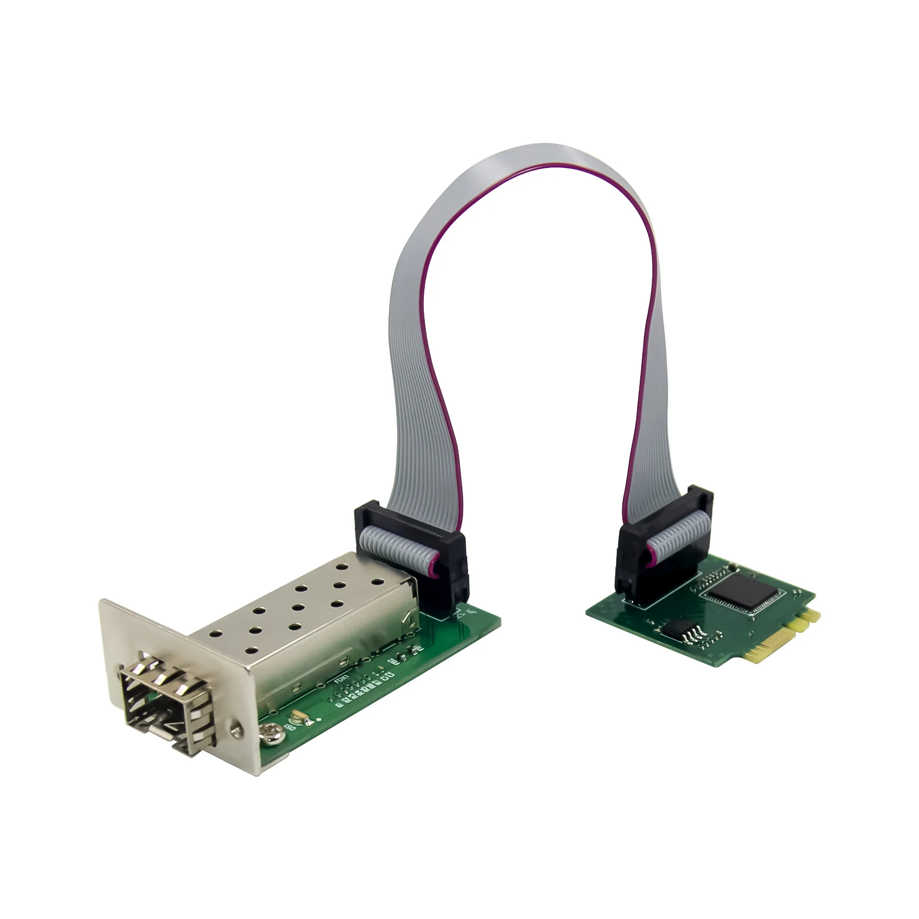 

SUNWEIT ST7273 M.2 A+E Key 1000Mbps SFP Network Card Single Fiber Port Tel I210AS Internal Server Application Wired Type Stock