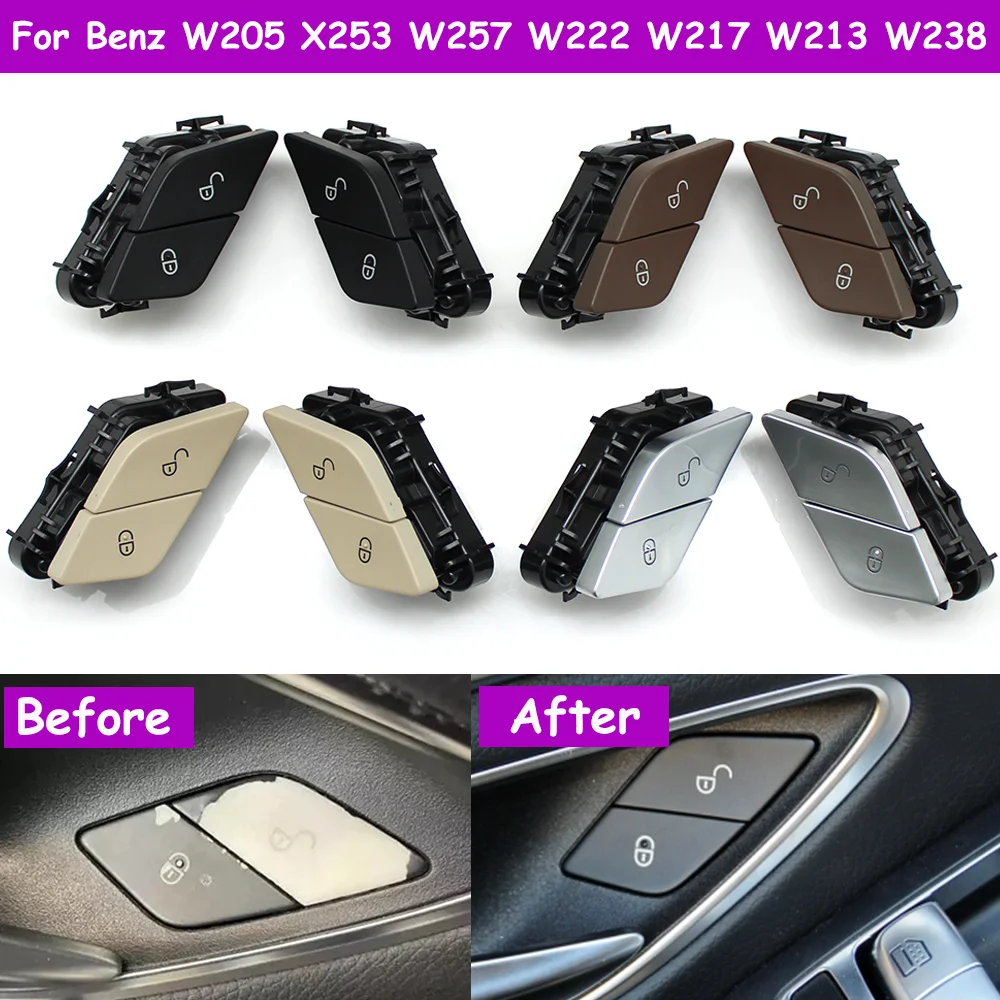 

W205 X253 W257 W222 W217 W213 W238 X290 Car Interior Left Right Door Lock Release Unlock Switch Assembly For Mercedes Benz