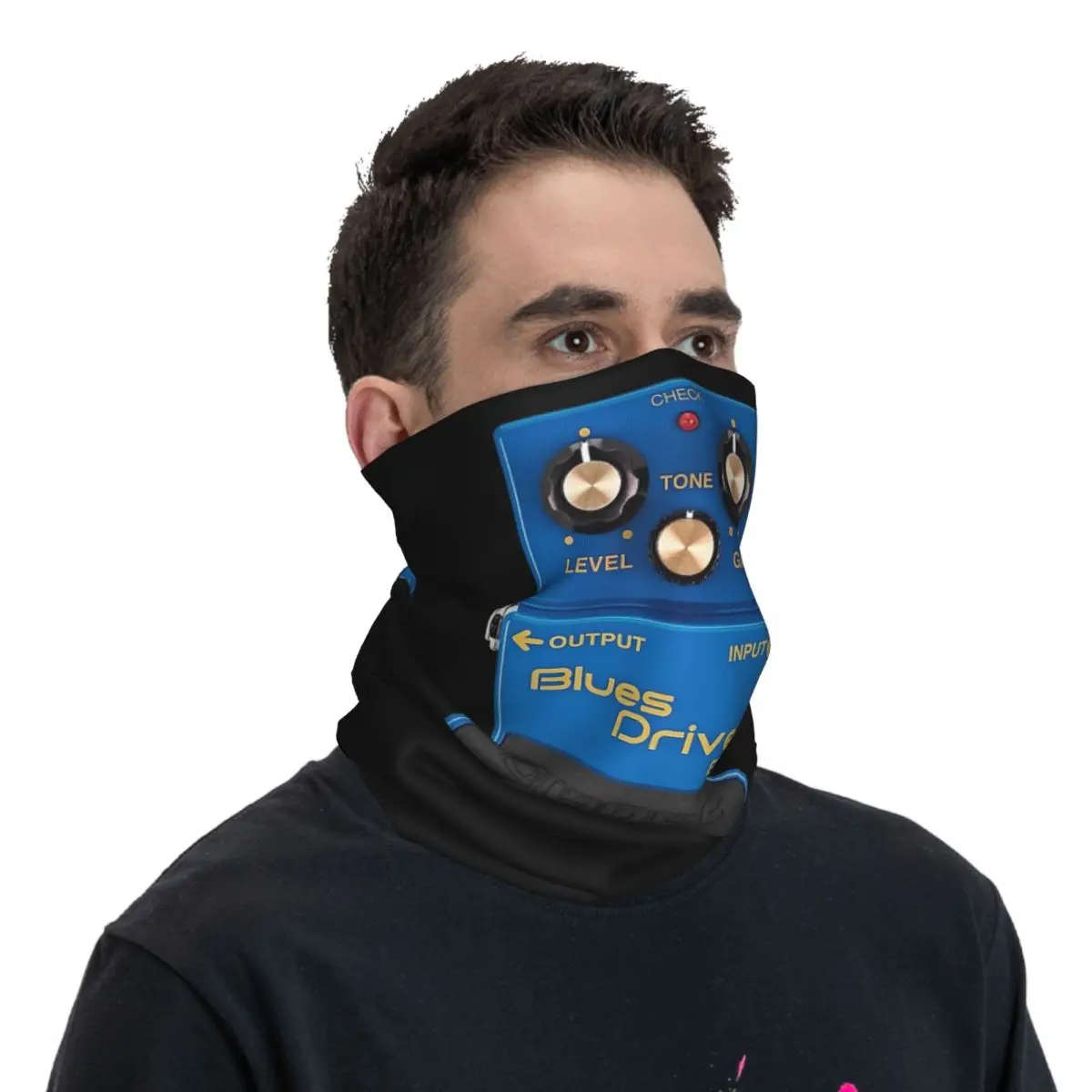 Boss Blues Driver BD-2 Overdrive Bluesbreaker Guitar Pedal Dirty Bandana Neck Gaiter Printed Face Scarf Balaclava Cycling Unisex