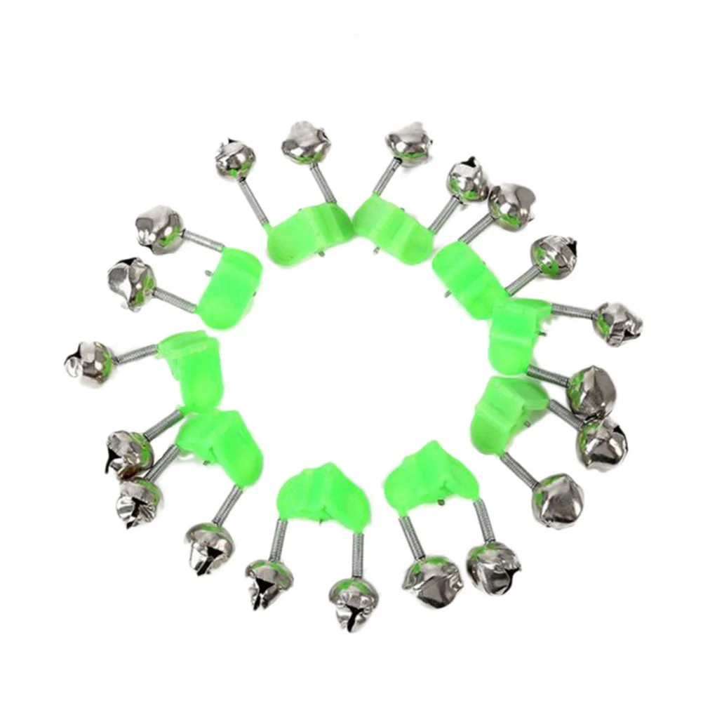 

50pcs Clips Fish Clamp Alert For Attachment Tool Fish Bell Rod Fishing Rod Bells Alert Bells For Fishing