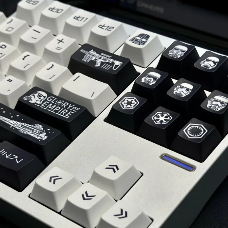 

Imperial Glory Keycaps 188 Key PBT Sublimation Translucent Cherry Profile Custom Keycaps Mechanical Keyboard Accessories Gifts