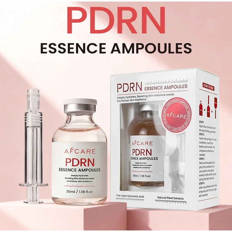 Ampolla Facial de Centella Asiática, Esencia Rica en PDRN, ADN de Salmón y Leche, Iluminadora e Hidratante, Esencia de Fácil Absorción