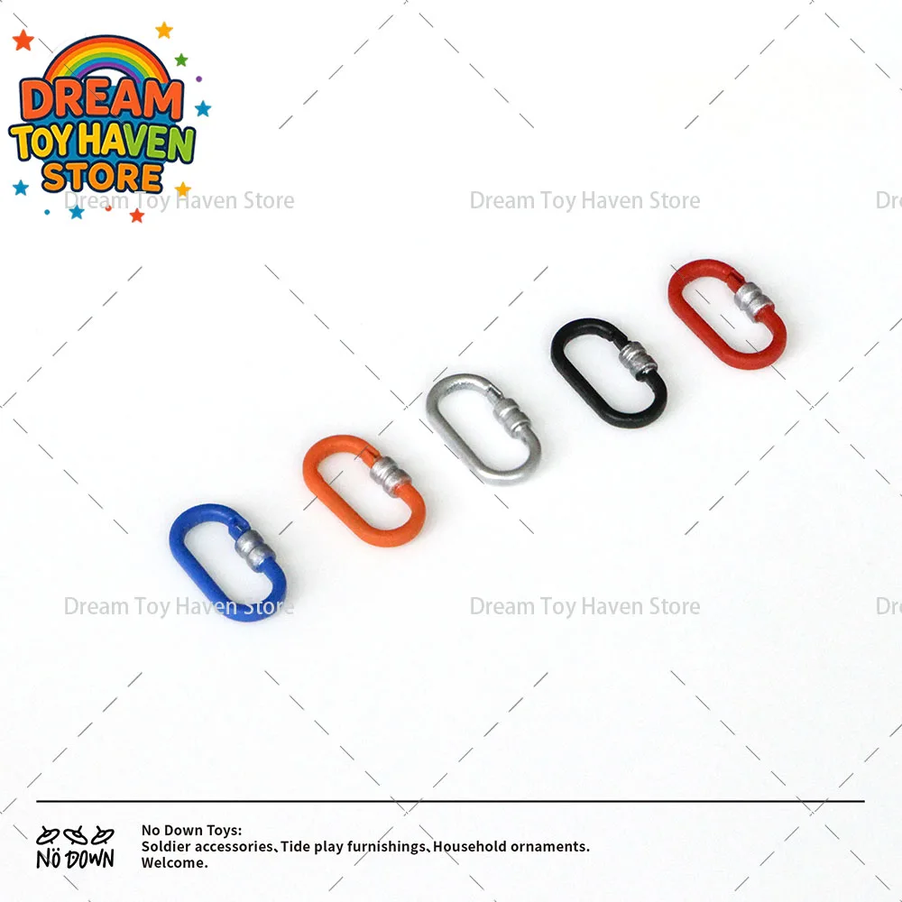 1/12 مقياس تسلق الجبال مشبك O-شكل مشبك مشبك حلقة المعدات التكتيكية العسكرية الملحقات تناسب 6 بوصة عمل الشكل #1