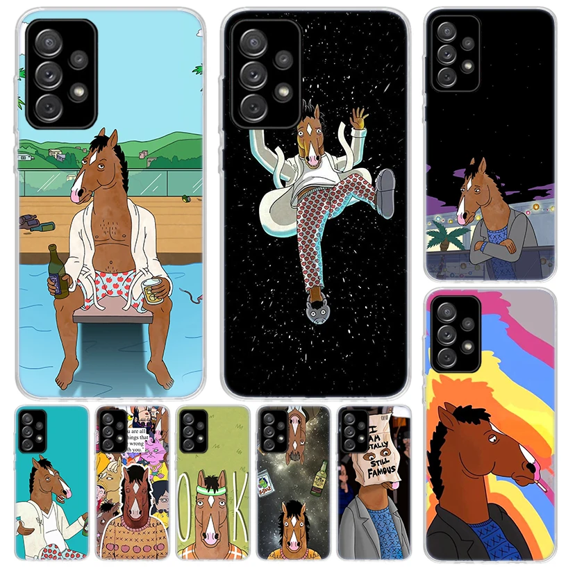 Cartoon B-BoJack Horsemans Cover For Samsung Galaxy A51 A50 A71 A70 Phone Case A21S A31 A41 A10 A20E A30 A40 A01 A11 A6 A7 A8 A9