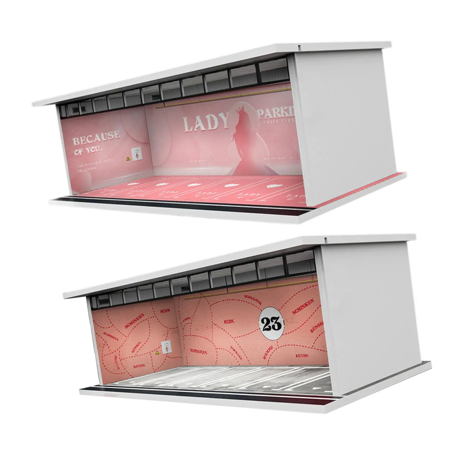 

1:64 витрина для парковки стены автомобиля, гаражная витрина, коллекционная витрина для моделей автомобилей, экшн-фигурки, Мини-куклы