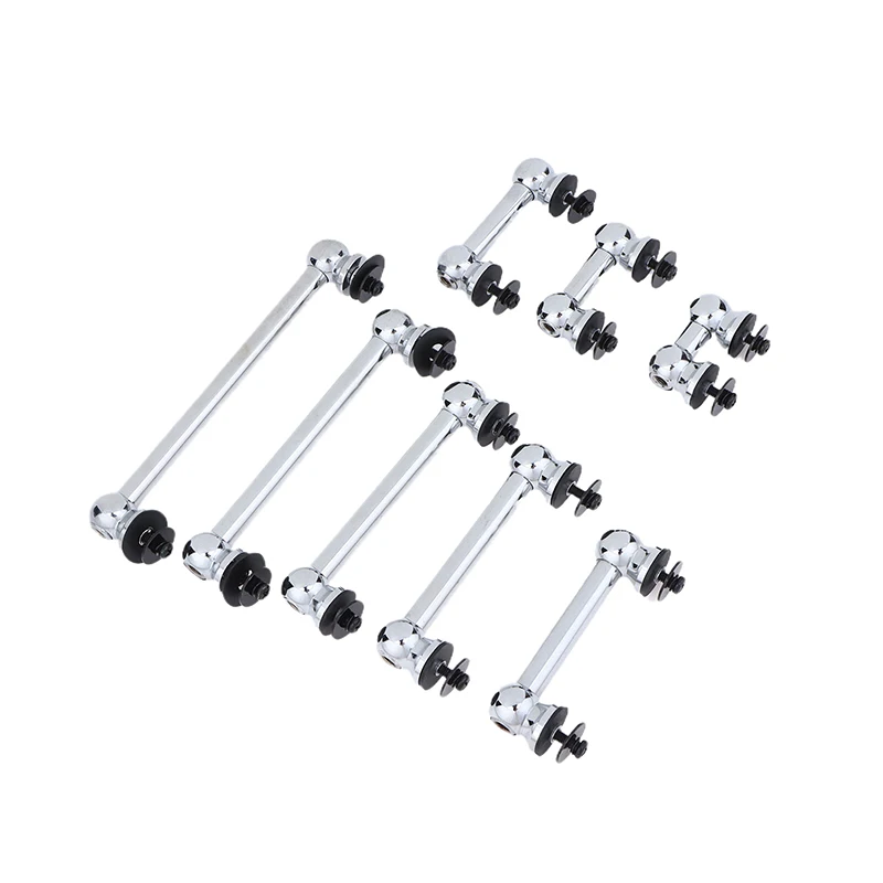 Lugs de tambourin en aluminium de précision, double extrémité, avec vis et rondelles, pour musiciens, 26-130 mm