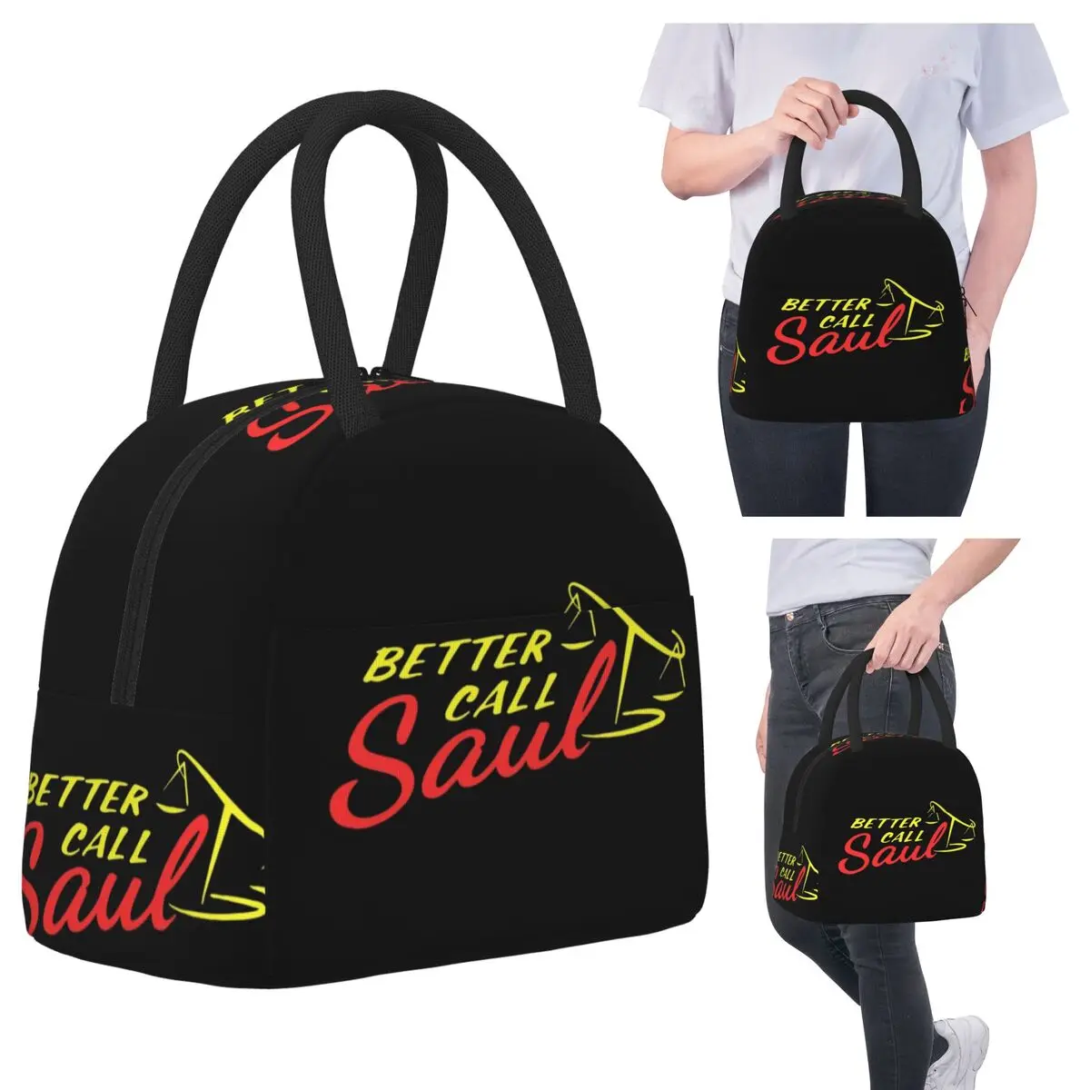 

Классические сумки для обеда Better Call Saul, изолированная коробка для бенто, портативная сумка для обеда, многоразовая сумка для пикника, сумка-холодильник для женщин и девочек, путешествия