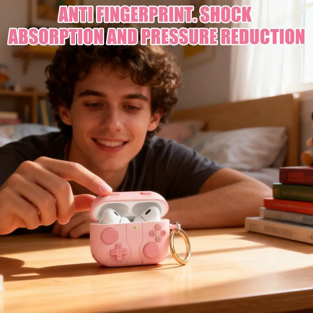 

For Airpods Pro 3 Protective Case Classic Retro Handheld Game Console Design Protector Cover Soft Silicone Protective Cover