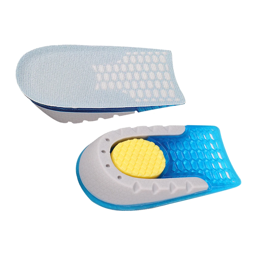 

Height Increasing Insoles Shock Absorbing Invisible Heel Lifts TPE Breathable Sweat Absorption Thickened Design Lightweight Non