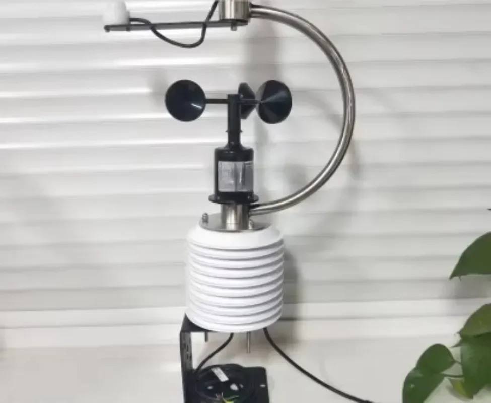 Smart Weather Station Integrated anemometer CO2 Temp humidity pressure sensor for agriculture