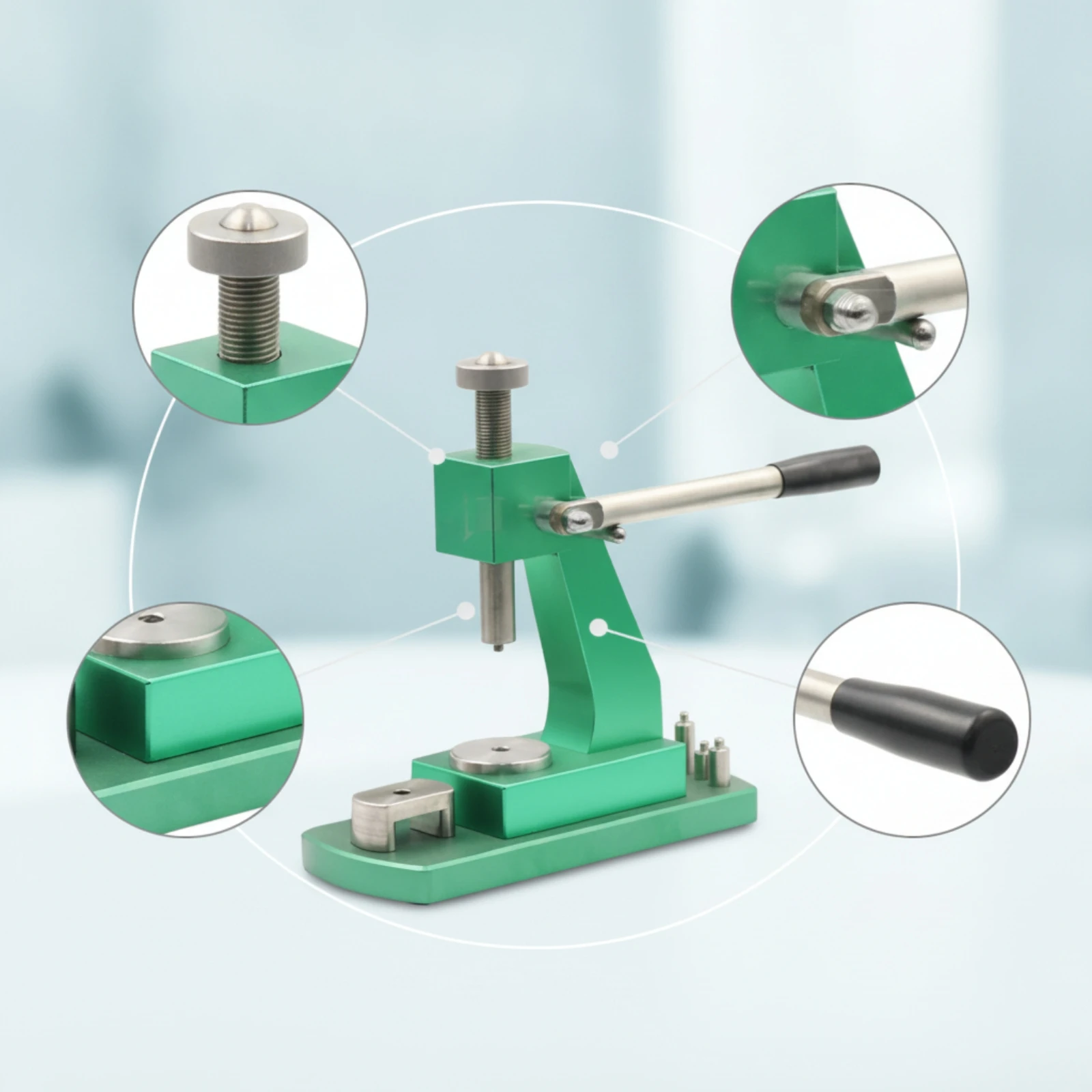 Watch Case Press Lever-Control Watch Back Closer Tool Professional Sturdy for Watchmakers, Workbench