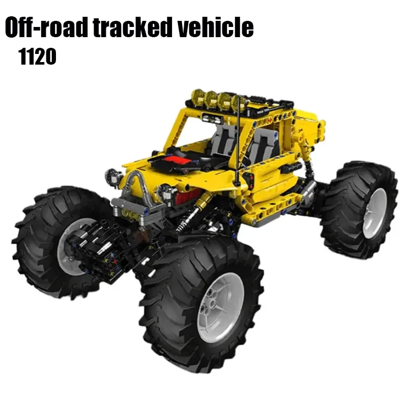 

НОВИНКА: Вездеход на гусеничном ходу, 1120 деталей, модель-конструктор, самозащелкивающиеся блоки, подарок на день рождения, Рождество, праздники.