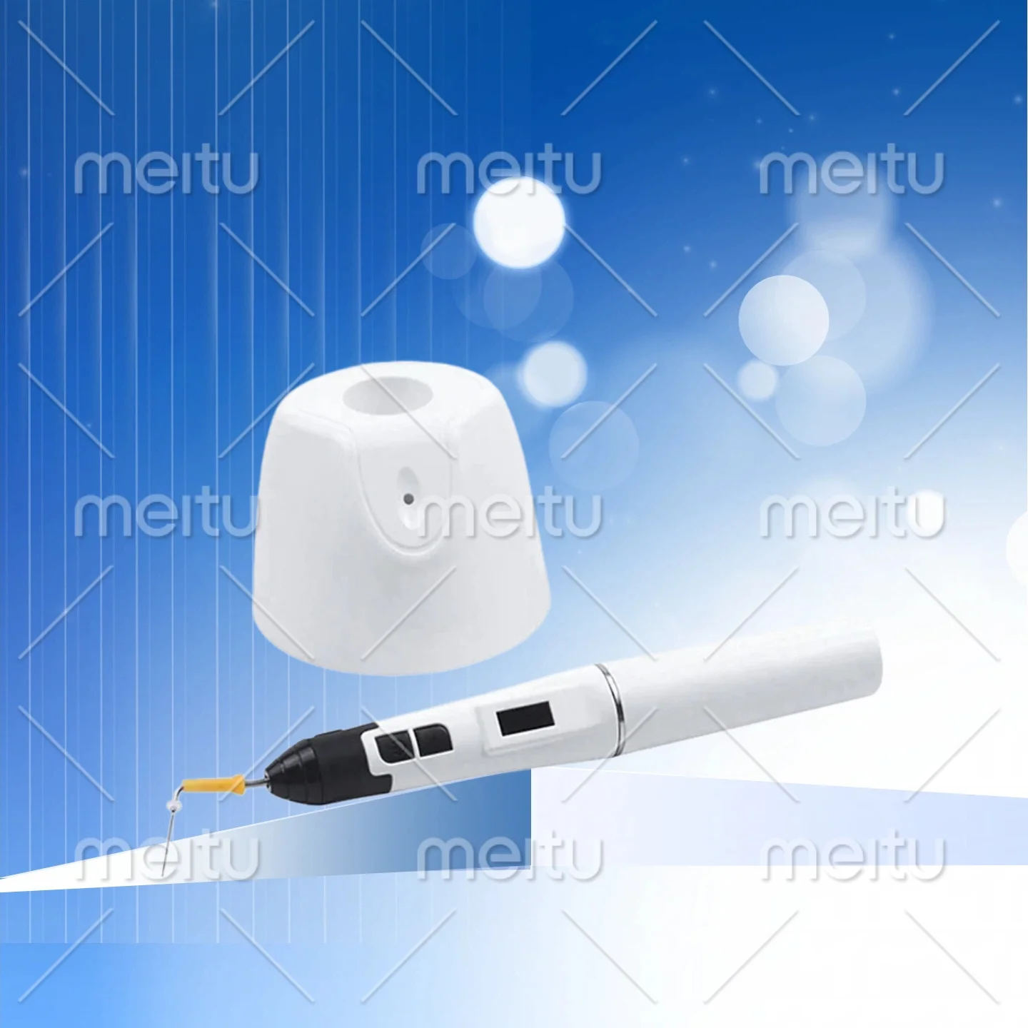 VV Dental Endodontic Gutta-percha Obturation Gun System Heating Temperature Pen Tips Wireless Dentist handle 3D Filling Tool