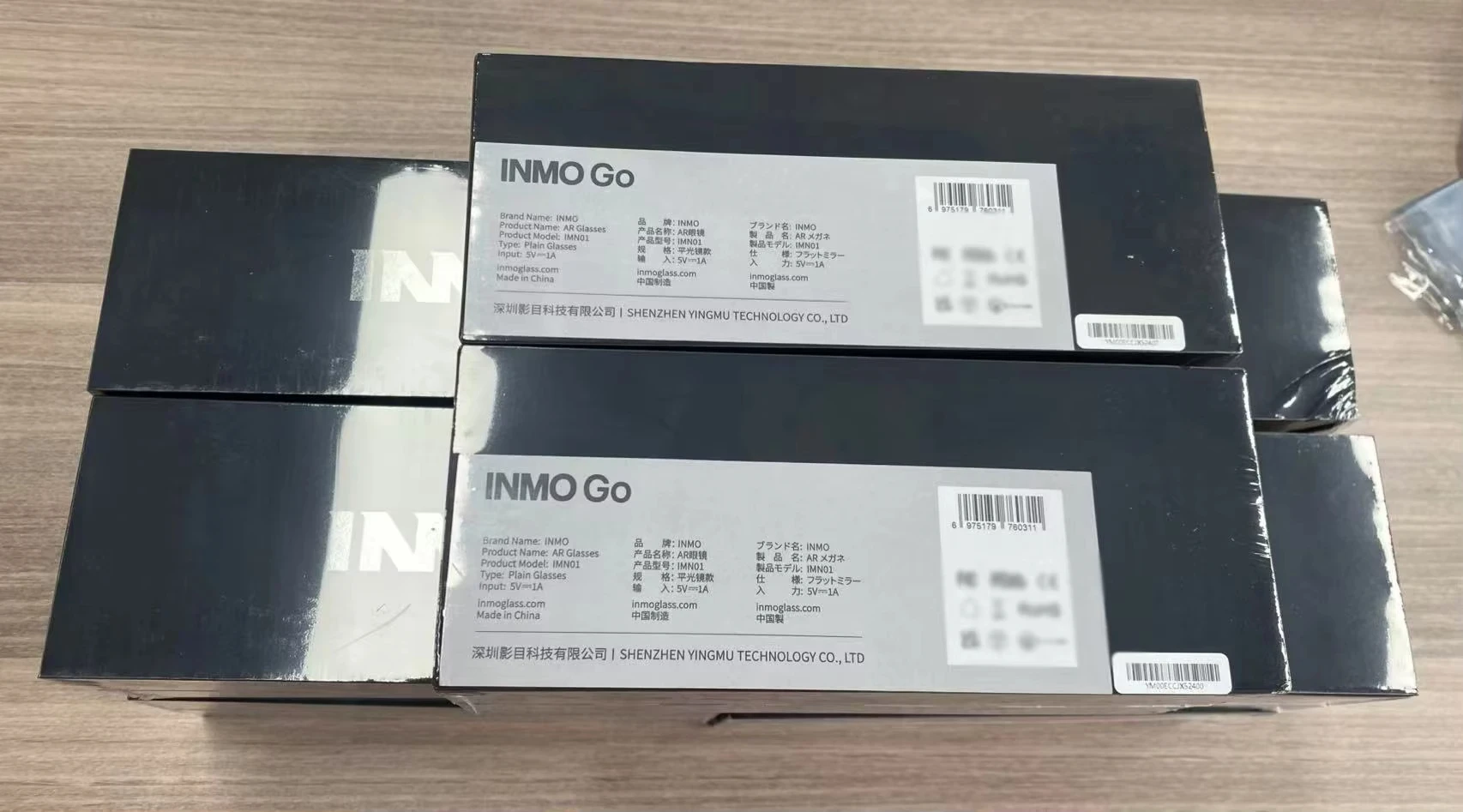 INMO Go Smart AR Glasses Real Wireless Ultra Light AI Assistant Translator Glasses for Music/Call/Translator/Prompter/Navigation