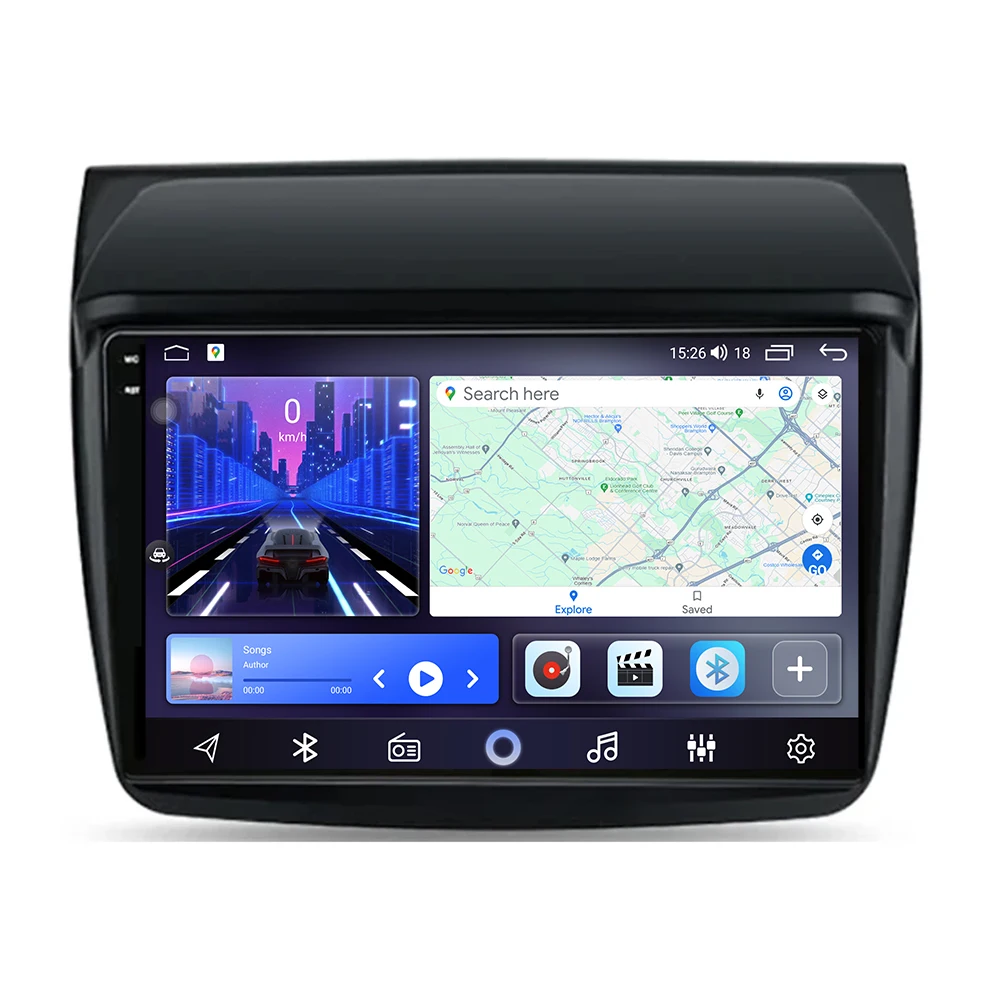 Android Car For Mitsubishi Pajero Sport 2 L200 Triton 2008-2016 Car Radio Multimedia Player GPS Navigation BT 4G WIFI NO 2 DIN