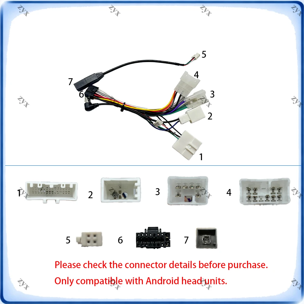 Car Radio Fascia Frame For Toyota Camry XV70 2018 10 inch Mid/Low Trim LHD/RHD Stereo Wiring Harness