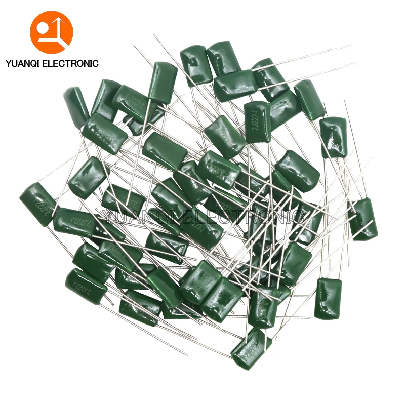 50PCS 630V Polyester Film Capacitor 102 152 103 223 333 473 2J102J 2J152J 2J222J 2J472J 2J682J 2J103J 2J223J 2J333J 2J473J