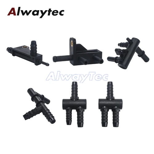 Imagen 2 del producto 5 uds ID3.5 ID6 ID9 FB conector de tubo de reflujo de aceite de retorno de inyector de riel de conexión en T de plástico para Bosch serie 110