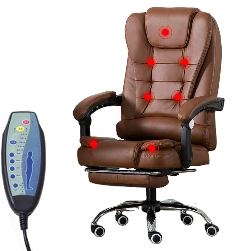 China Factory Ready Stock Office Chair Ergonomic High Back Reclining Executive Massage Office Chairs