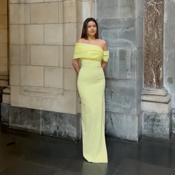 カスタマイズされた裸の肩のミドル丈ドレス,パストロルジャージー,プリーツシース,ウエディング,ユニセックス,フォーマル,カジュアル,シンプル,レトロ,チャイニーズスタイル