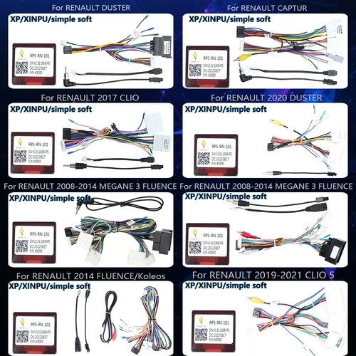 Para RENAULT XP arnés de cables caja canbus ARKANA TALISMAN CLIO 5 MASTER EXPRESS DUSTER LOGAN K-ZE SANDERO CAPTUR NV400 RAFIC KWID