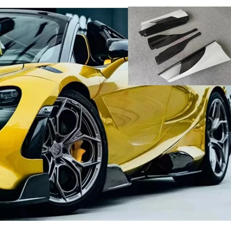 Factory Hot Sale Style Carbon Fiber Side Skirts Extension Compatible With S