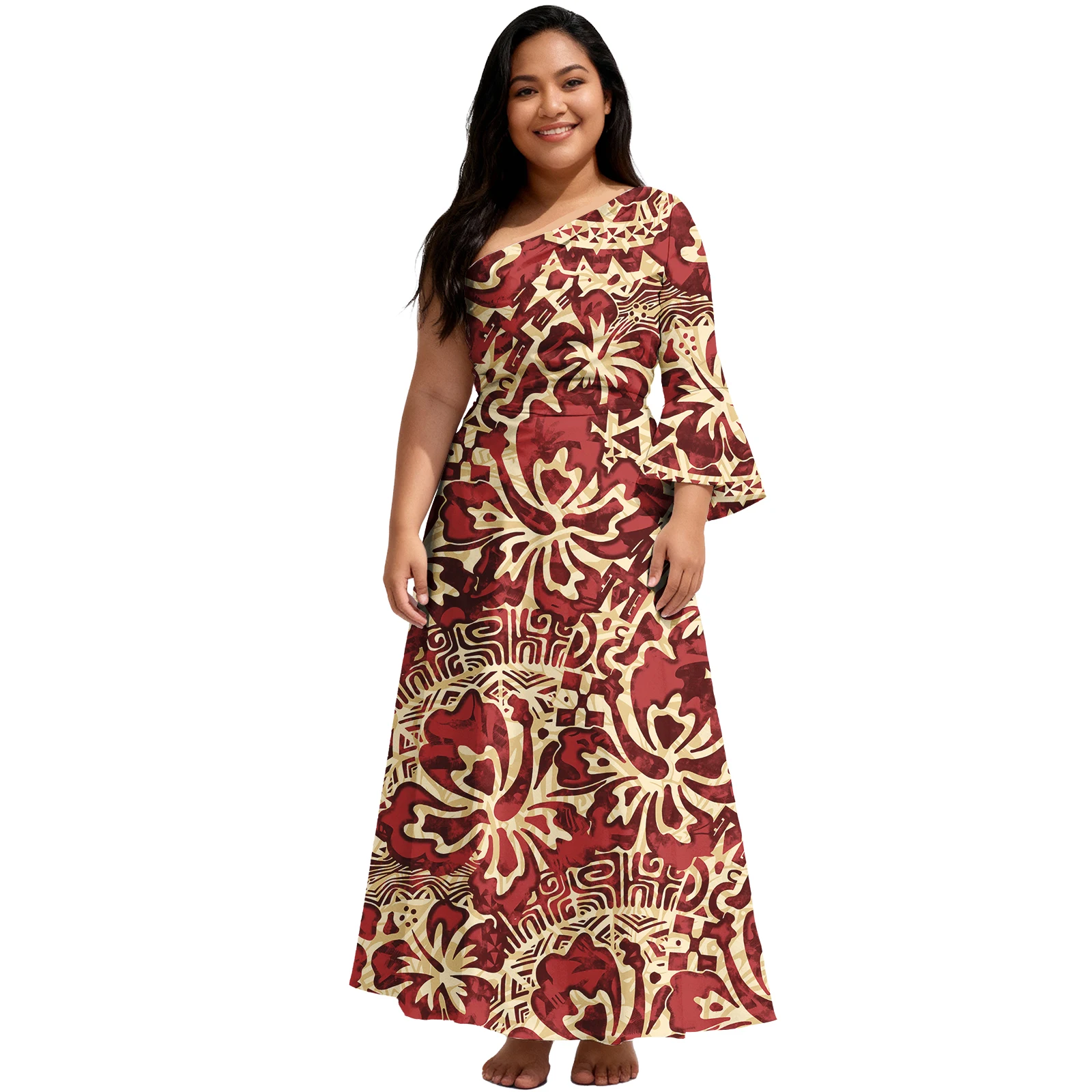 

Высокое качество, женская одежда на заказ, гавайское платье Алоха с островом Самоа, модный этнический дизайн, женские платья, полинезийское женское платье