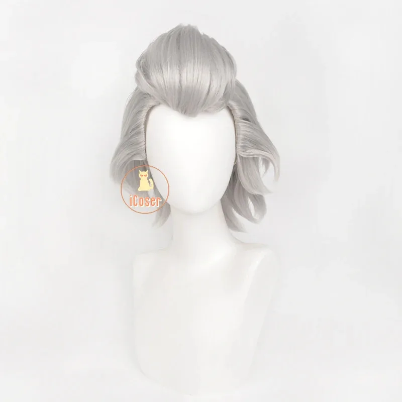 25COSNew Anime Dr. Stone Science Future Dr. Xeno Houston Wingfield Cosplay Wig Scientist Halloween Party for Women Men Carnival