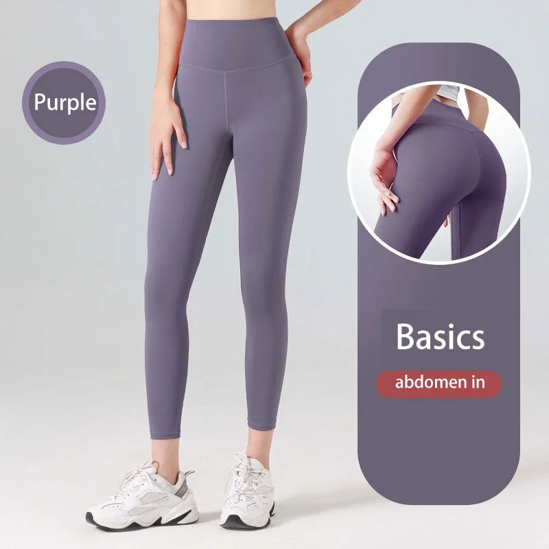 Frauen Nahtlose Nackt Gefühl Leggings Hohe Taille Yoga Hose Bauch-steuer Running Training Strumpfhosen Weibliche Workout Fitness Hose