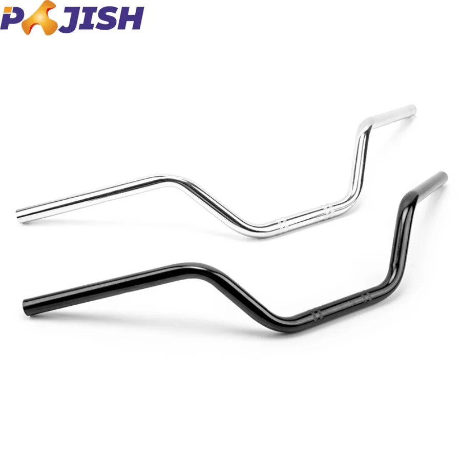 Motorcycle Modified Accessories1PC Black \\Chrome 22mm Vintage Modified Manufacturers Motorbike Handlebars for Cafe Racer