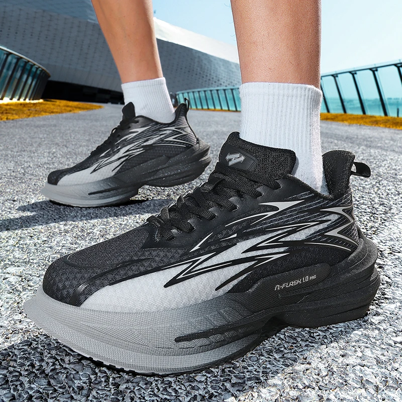 2026 Jogging Running Shoes Men's Lightweight Sneakers Road Wear-Resistant Fashion Sports Fitness Shoes Male Marathon Racing