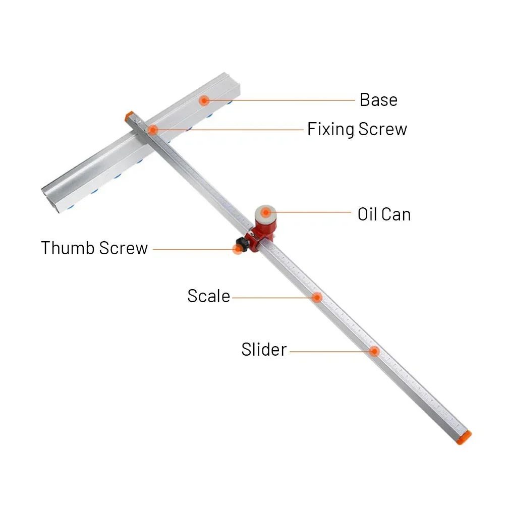 Glass Push Roller T-type Glass Cutter Professional Precision Roller Drag Diamond Thick Tile Cutting Scraper For Glass Tile Mirro