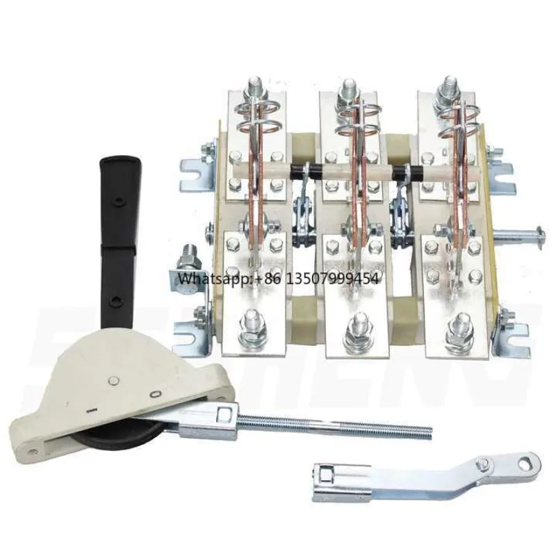 

630A Knife Switch RE19 Non-removable Handle Isolation Switch 3 Poles Fuse Disconnector Switches
