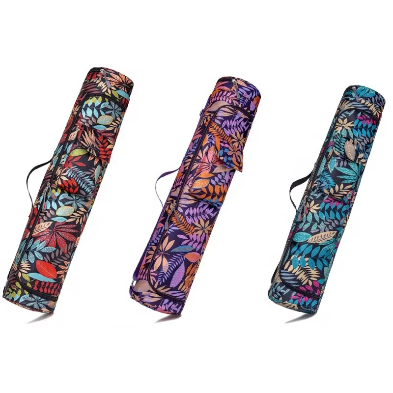 

New Fitness Printed Yoga Bag Yoga Mat Bag Sports Mat Bag Pilates Mat Backpack Dance Fitness Mat Cover Sports Backpack