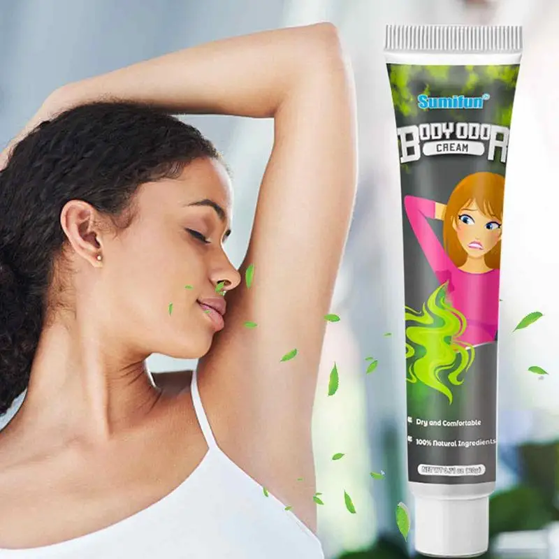 Body Odor Remove Cream Underarm Bad Smell Sweating Removal Armpit Refreshing Deodorant Cream Body Cleaning Care Remove Odor