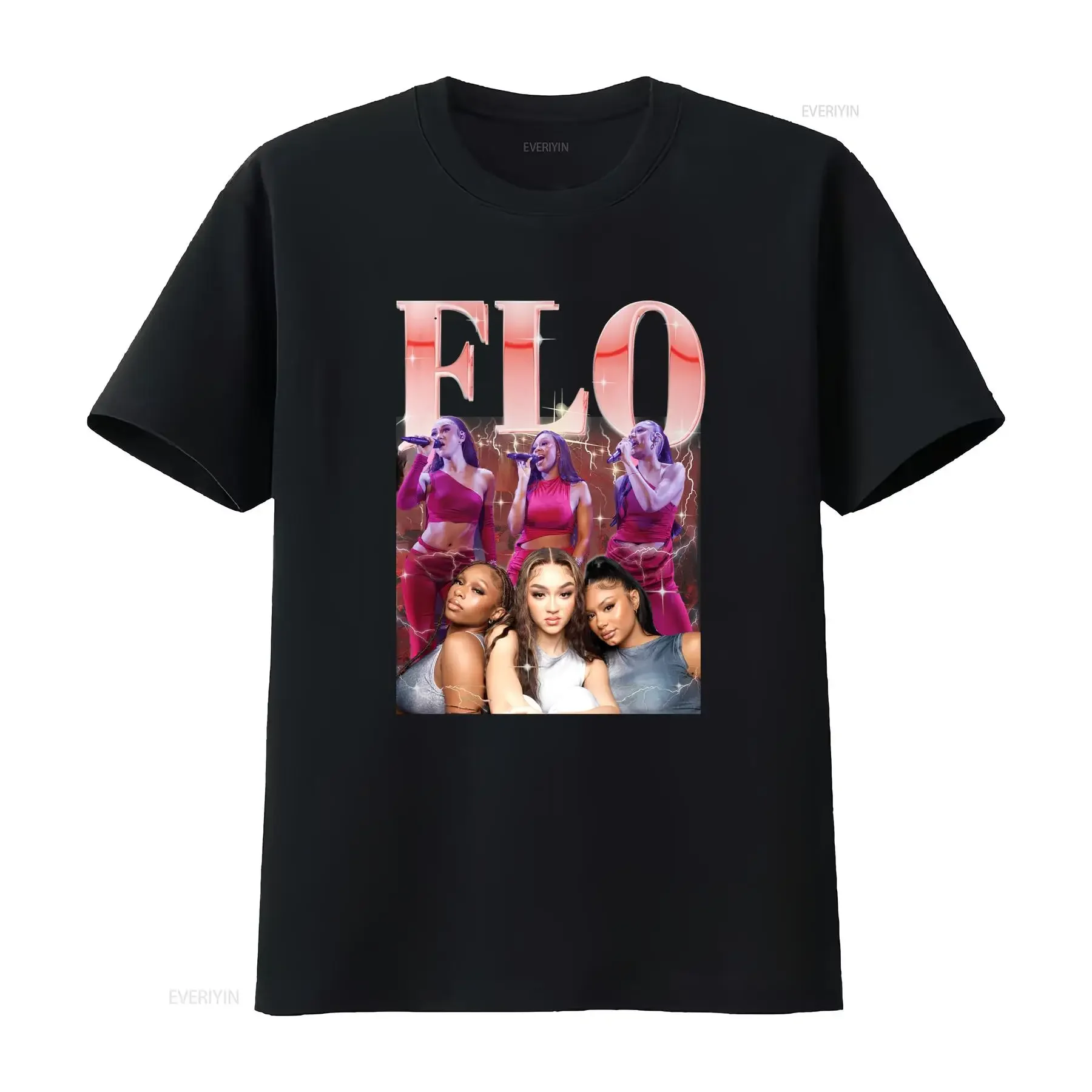 FLO Vintage T Shirt Homage Fan Retro 90s Sweater Merch Girl Group Jorja Douglas Stella Quaresma long or short sleeves vintage