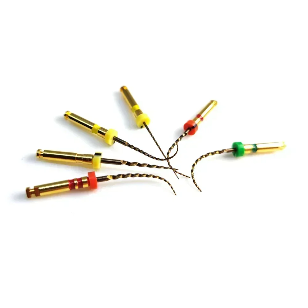 

COXO SC-PRO 6Pcs Nickel Titanium Dental Tools, Excellent Cutting & Flexibility, Longevity for Root Canal Treatment