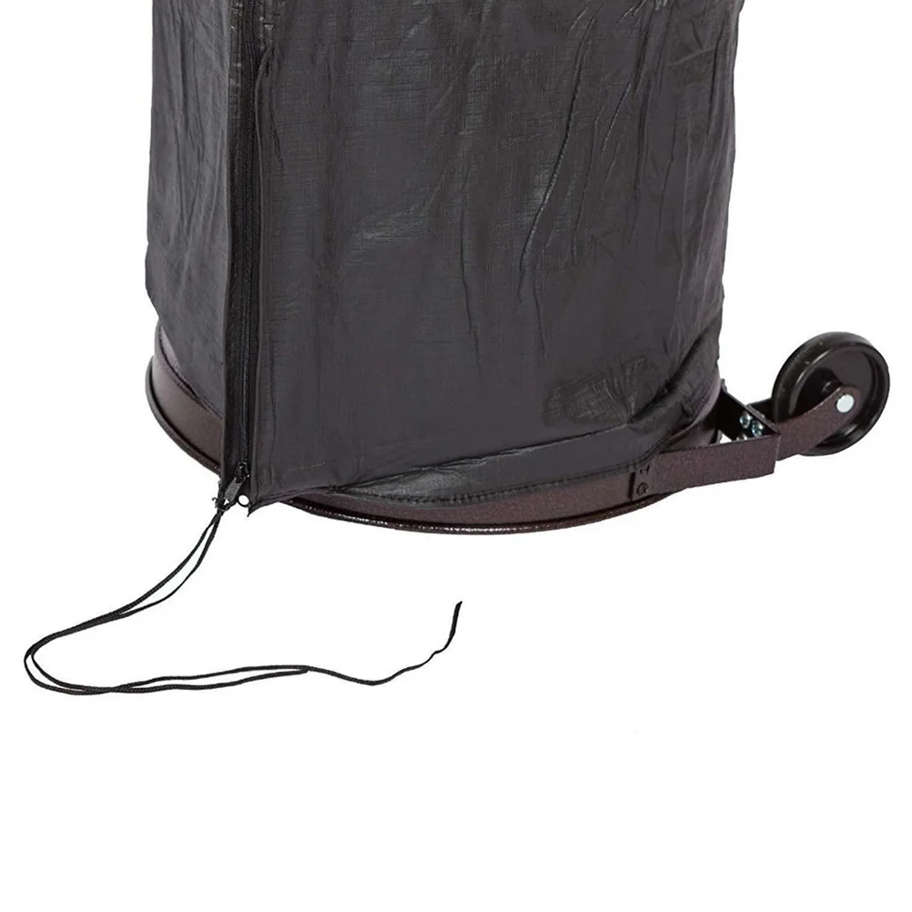 

Waterproof Heater Cover Outdoor Garden Courtyard Rain Cover 84X221Cm Black Umbrella Type Durable Cloth Material Fall Leaves
