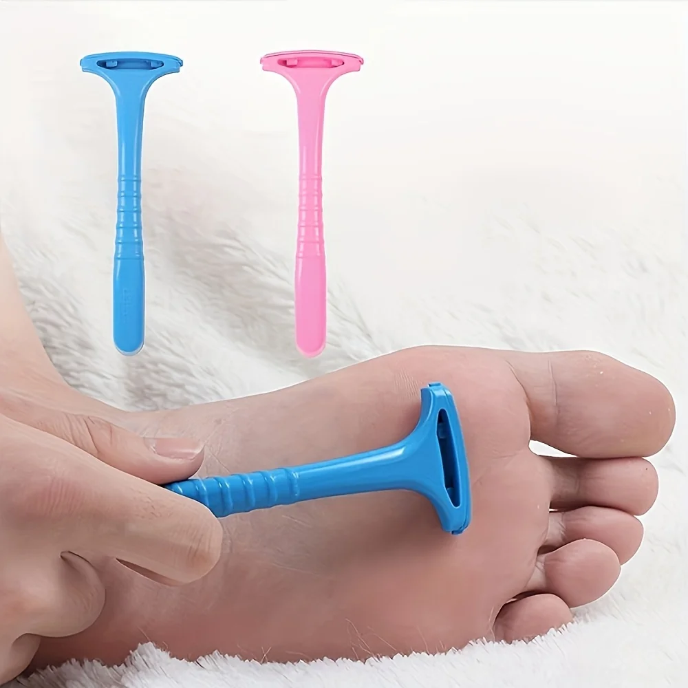 2‑in‑1 Dual‑Color Nail File with Cuticle Scraper, Multi‑Purpose Foot Care Tool for Men & Women, Home Salon Use