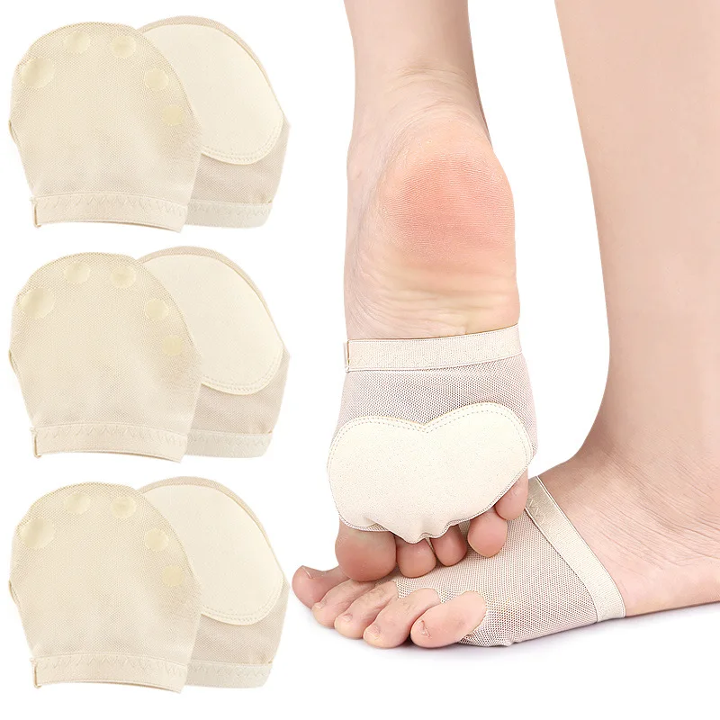وسادة الأمامية بخمسة فتحات للرقص الشرقي للعناية بمقدمة القدم ونعال حماية لأصابع القدم مضادة للاحتكاك والعناية بالقدم وممارسة الرقص #4