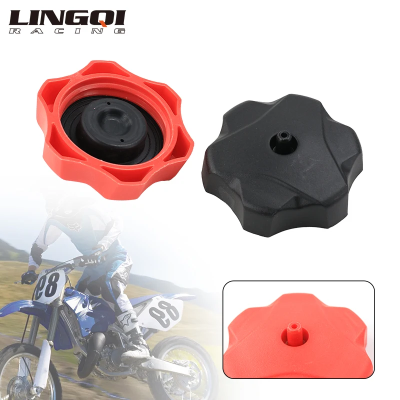

LINGQI RACING Fuel Tank Cover Oil Filler Cap Plastic Gaskets Pad For Motocross ATV Dirt Bike Off Road Universal Accessories