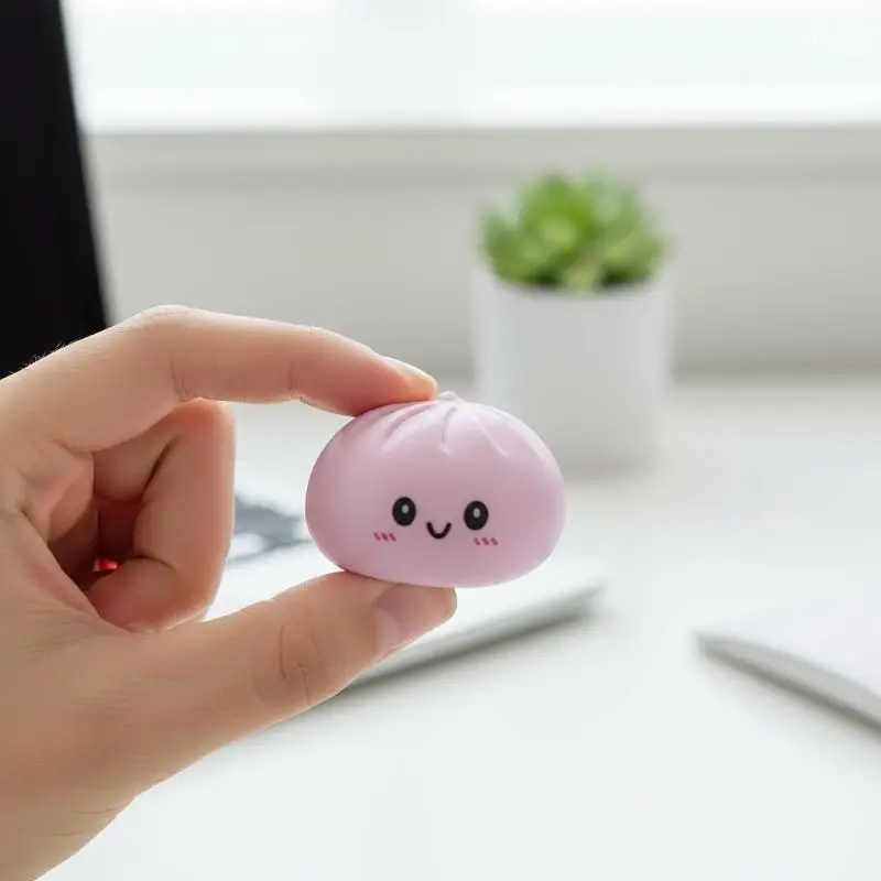 Squishy Dumpling Slow Rebound Pressure Ball Simulation Stress Relief Toy for Home Office Children Gift
